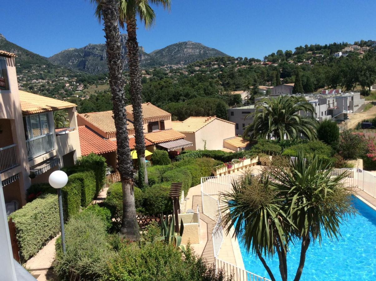 Au Calme Dans Hameau Fleuri Joli Studio 3 Pers Piscine Parking Wi-Fi 방스 외부 사진