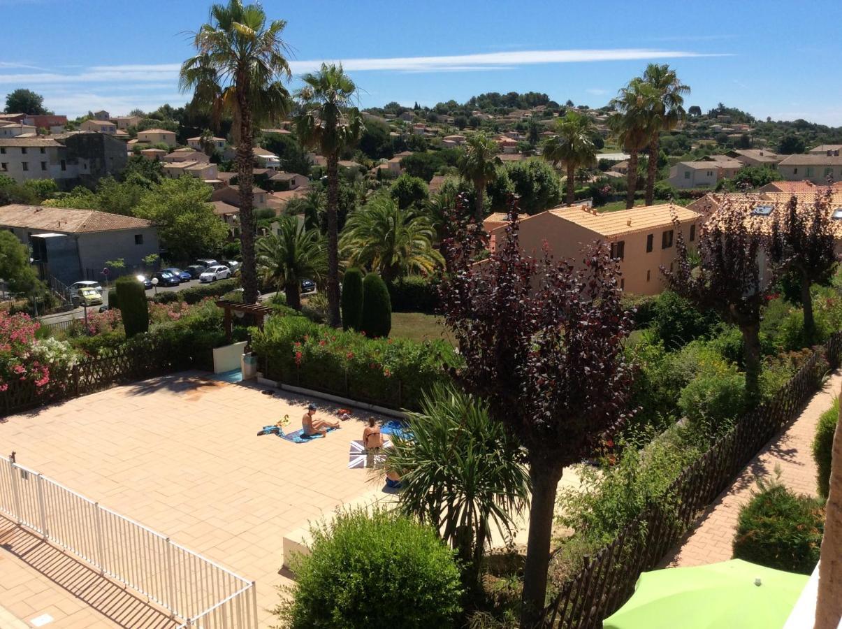 Au Calme Dans Hameau Fleuri Joli Studio 3 Pers Piscine Parking Wi-Fi 방스 외부 사진